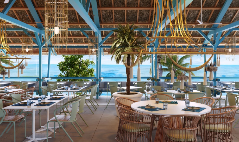 eranda Restaurant in Mauritius, view and ambiance of the restaurant
