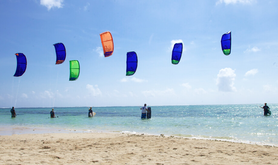 Magical Kitesurf Spot at Poste Lafayette in Mauritius