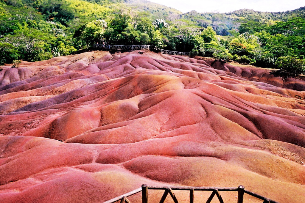 Seven coloured earth in Chamarel