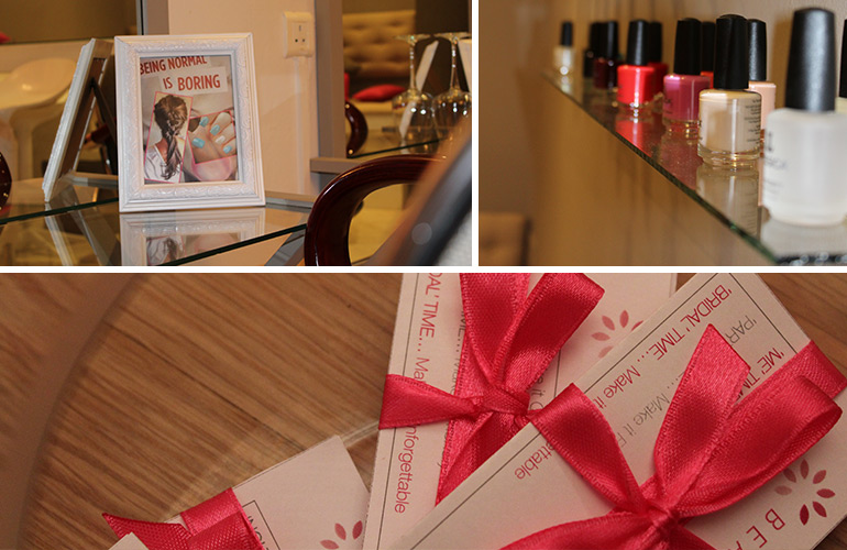 The beauty bar at Veranda Grand Baie