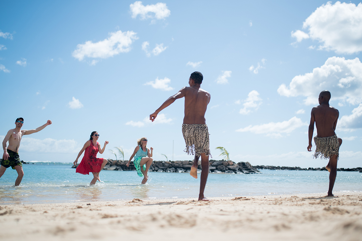 Zumba classes on the beach