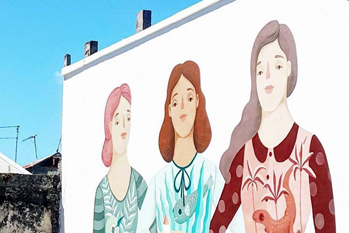 Street art - Frau Isa