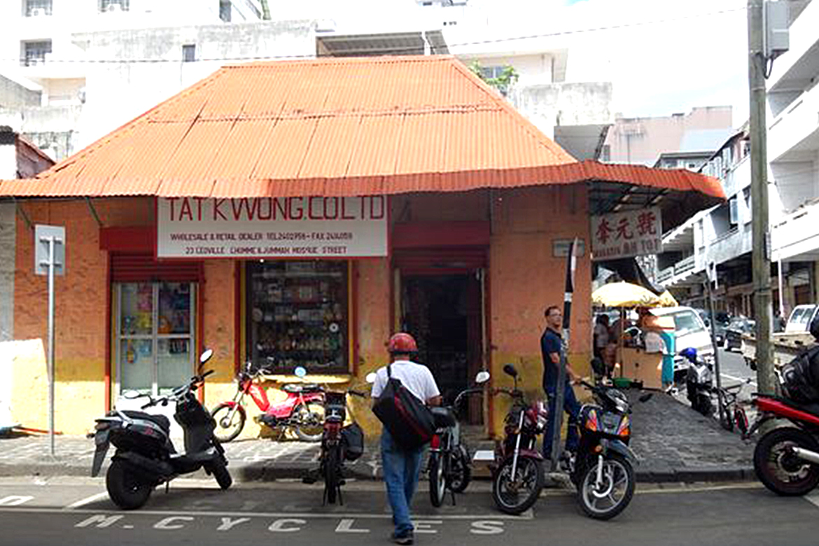 Chinese shop in Port Louis