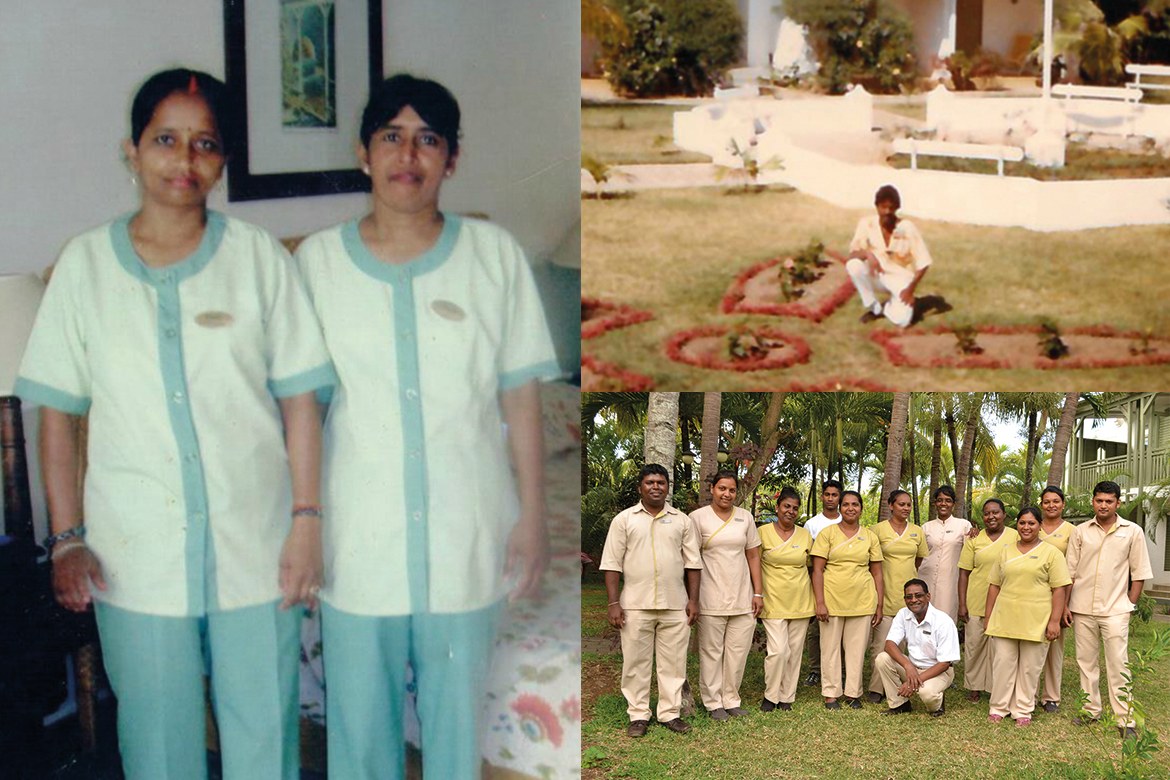 Les employes de l’hotel