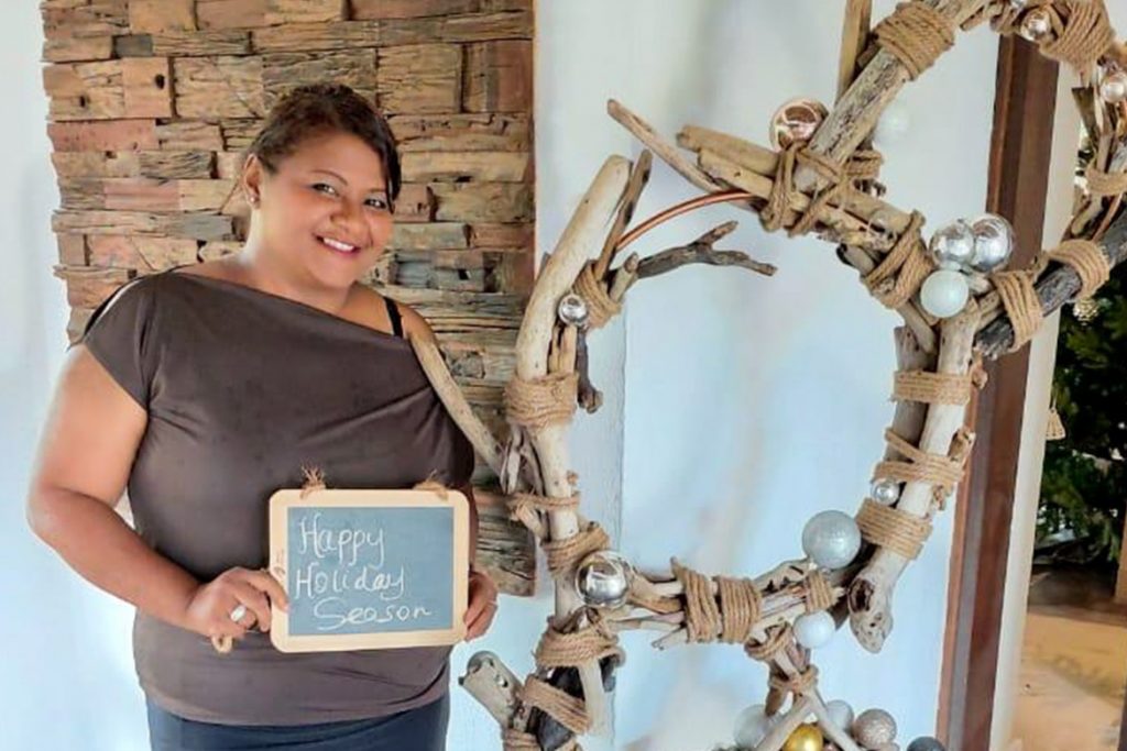 Geraldine Housekeeper at Veranda Pointe aux Biches