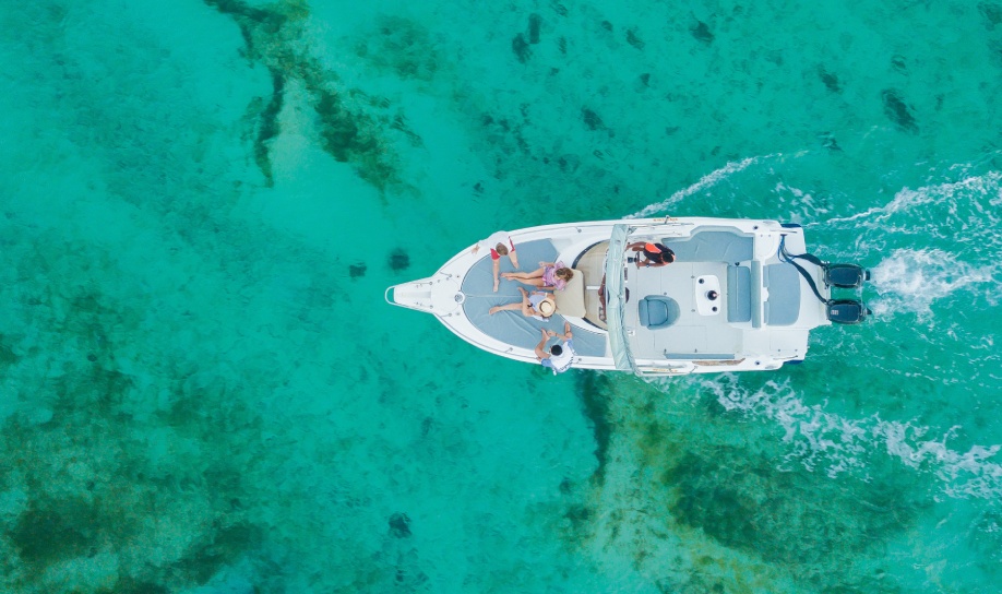 Sortie en bateau pour découvrir le lagon et la vie marine à l’île Maurice