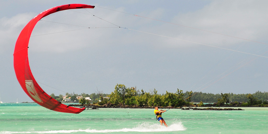 Kifesurfing in mauritius