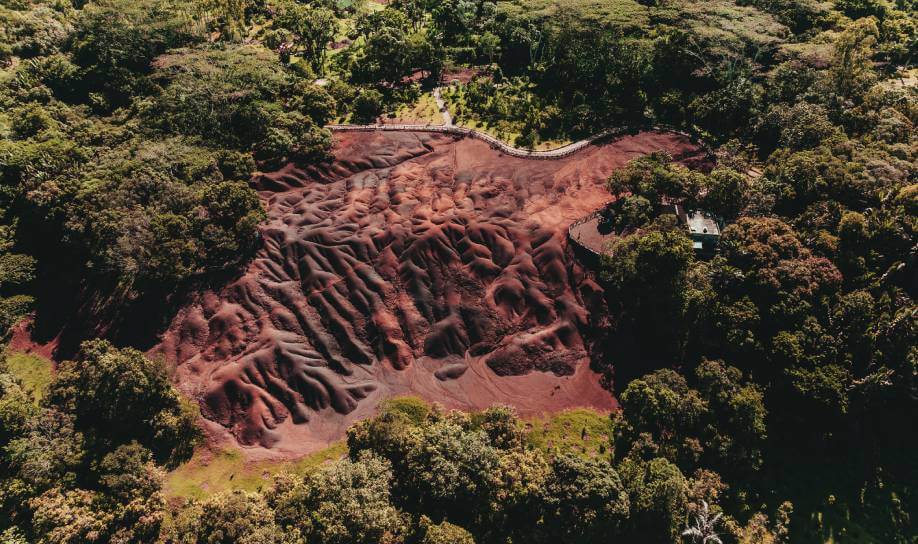 La terre des Septs Couleurs - Chamarel ile Maurice