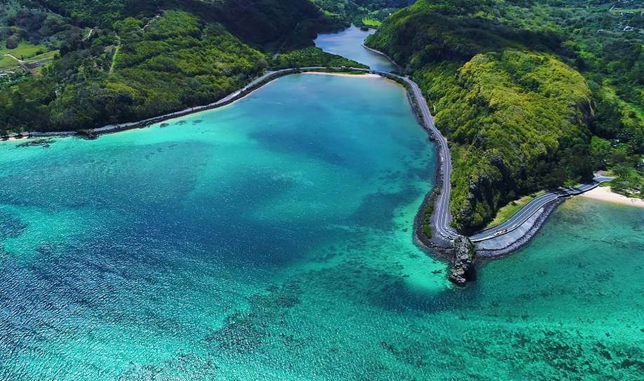La route de Baie du Cap
