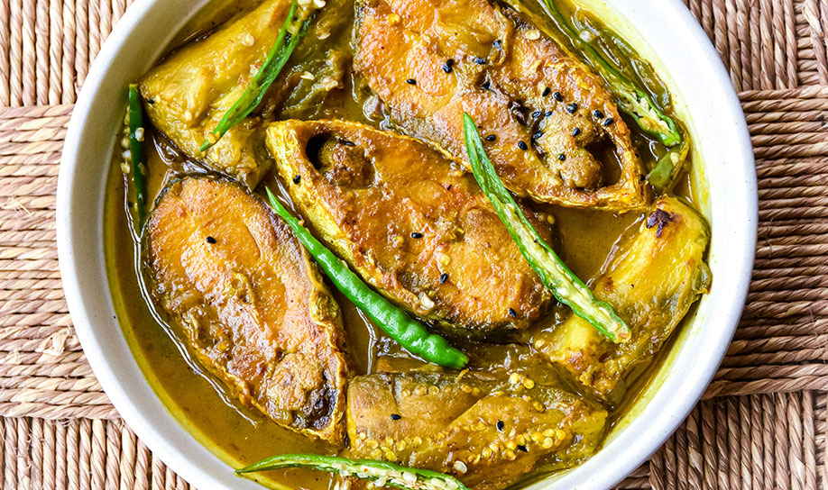 Fish and Eggplant Curry