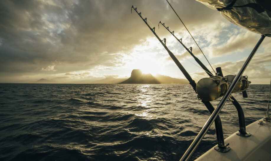 big game fishing on the West Coast Mauritius