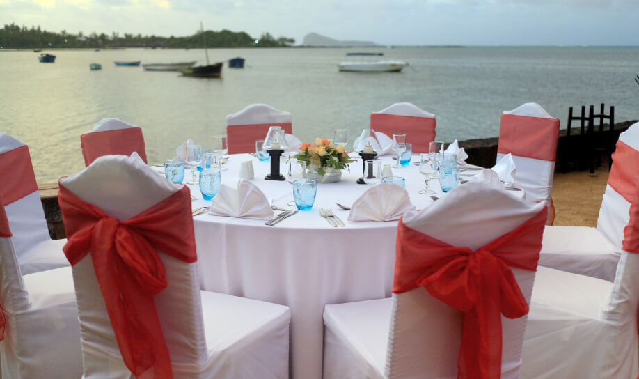 Repas somptueux à Veranda Paul et Virginie pour un mariage
