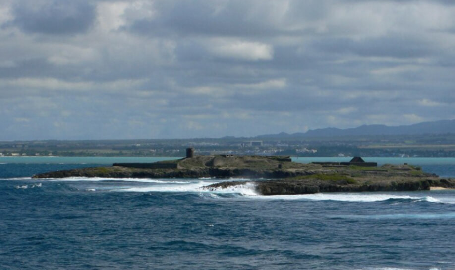 The historical islet of Mauritius