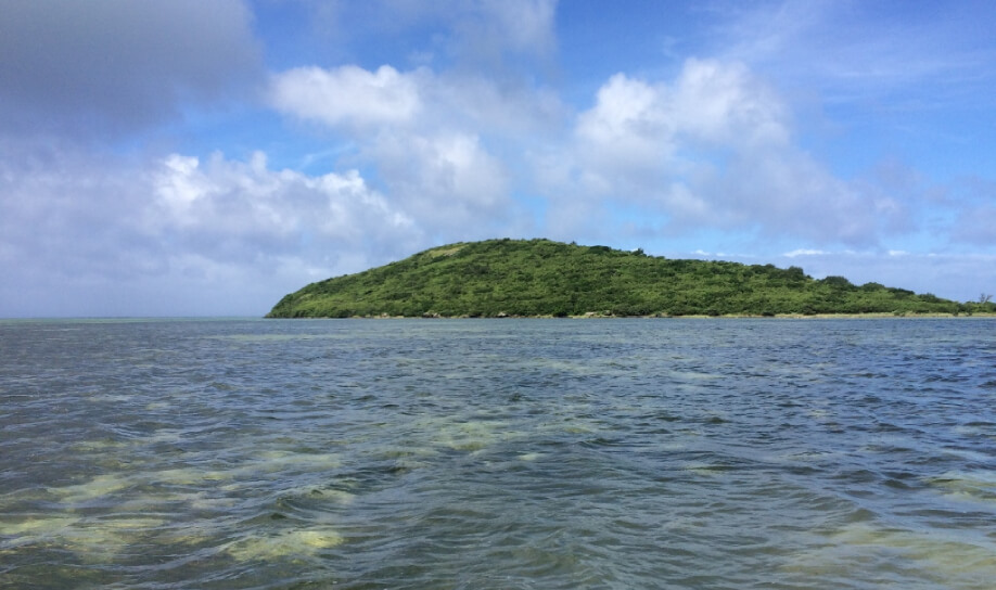 Islet with volcanic origins