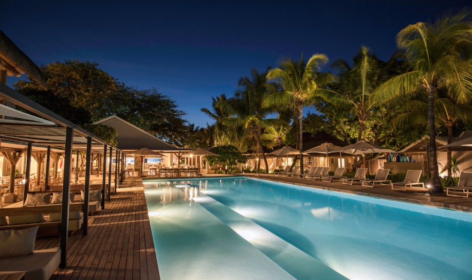 Veranda Tamarin Resort set up for a beautiful wedding celebration