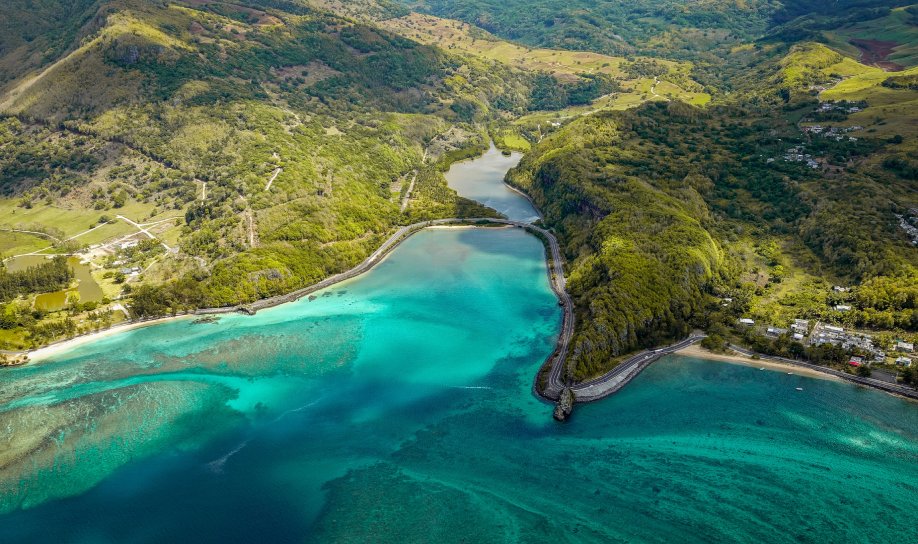 Aerial View over the Maconde Viewpoint - Mauritius