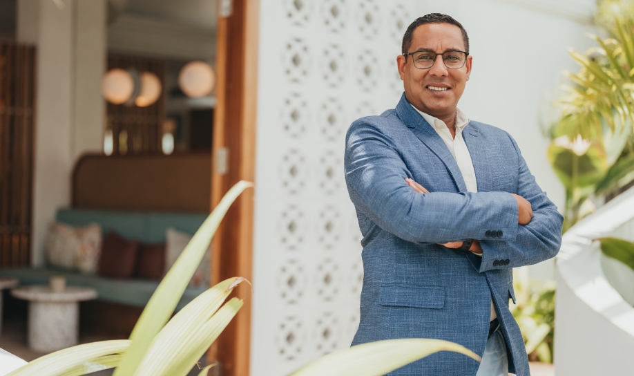 Gino Hitié, directeur de l’hôtel Veranda Palmar Resort à l’île Maurice