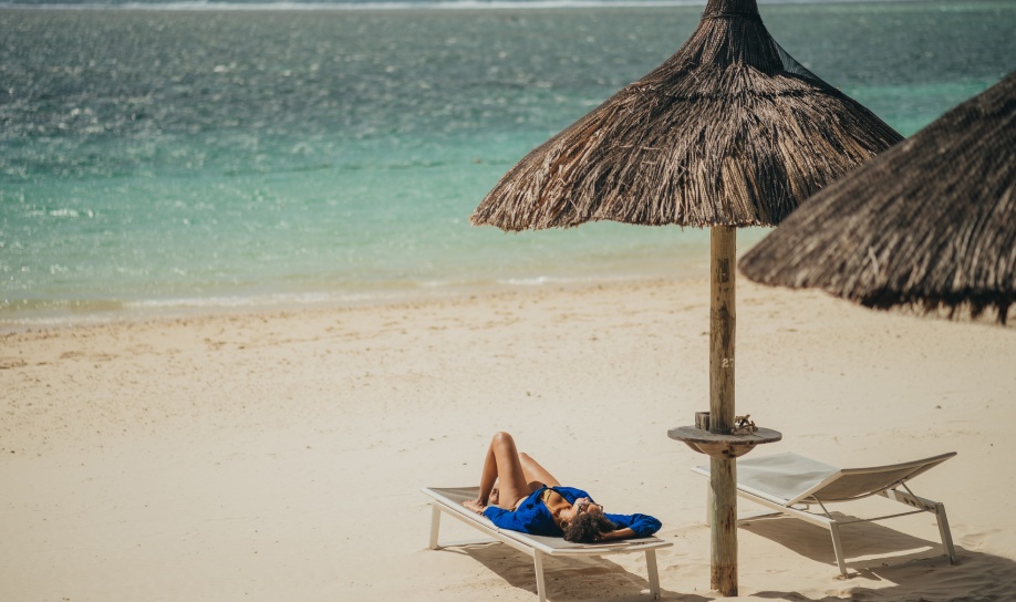 Beach relaxation in Mauritius at Veranda Resort