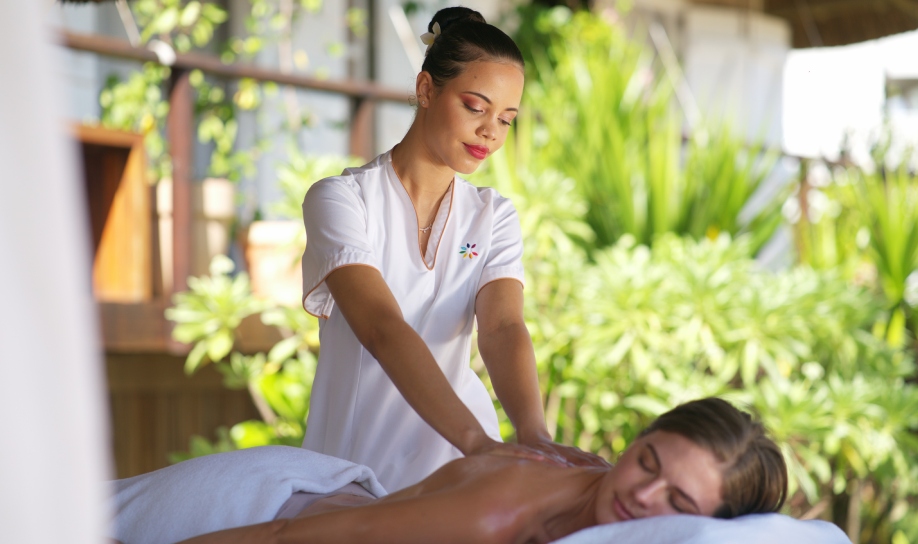 Spa après le mariage au Veranda Resort à l’île Maurice, pour détente et relaxation