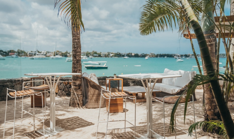 Sea view room at Veranda Grand Baie in Mauritius