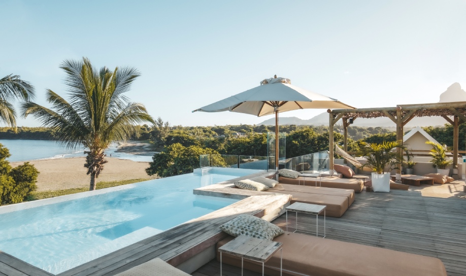 Veranda Tamarin rooftop, explorer hotel in west of Mauritius