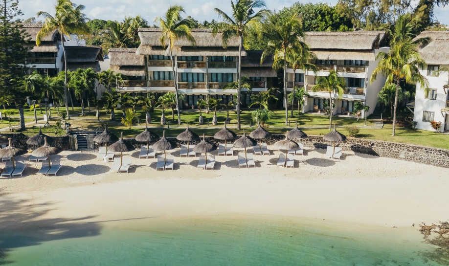 Sea and island view from Veranda Paul et Virginie Mauritius