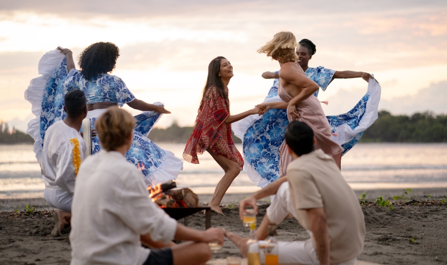 Sega dance performance at Veranda Tamarin Mauritius