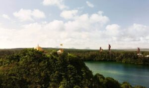 the ganga talao lake in mauritius