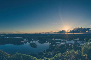 Sunset at Grand-Bassin