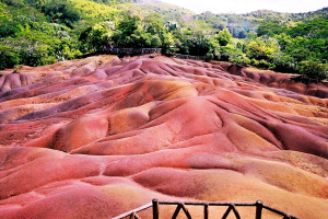 Seven coloured earth in Chamarel