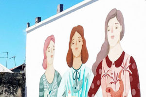 Street art - Frau Isa