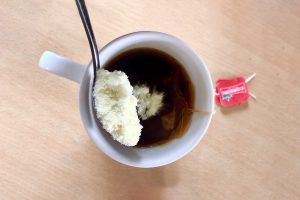 Tea with a dash of powdered milk, a Mauritian ritual