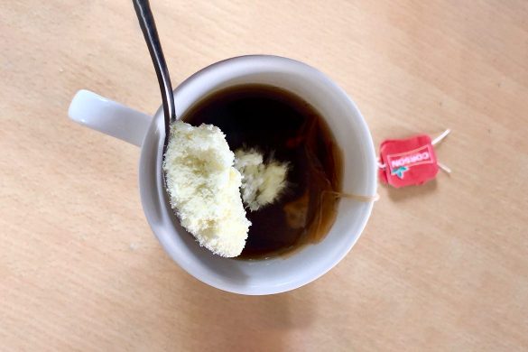 Tea with a dash of powdered milk, a Mauritian ritual