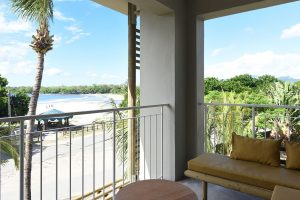 Vue du balcon de la chambre privilege