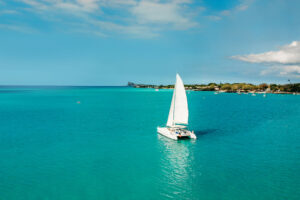 Catamaran in Grand Baie Mauritius