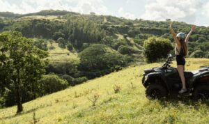 Faire du Quad a Maurice
