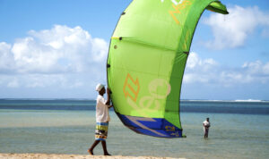 Pointe d'Esny est le spot parfait pour pratiquer du Kite à Maurice